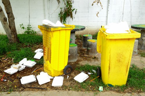 Different categories of demolition waste